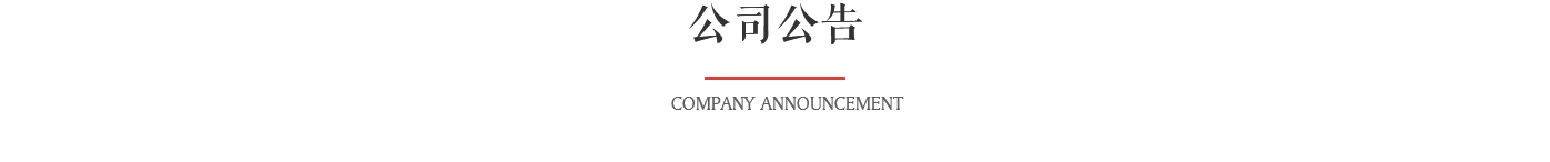 公司公告