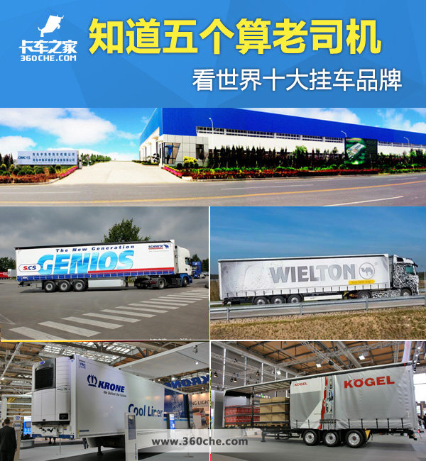 掛車(chē)世界十大品牌，知道五個(gè)是老司機