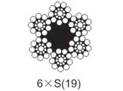 美標6×S(19) 一般用途鋼絲繩