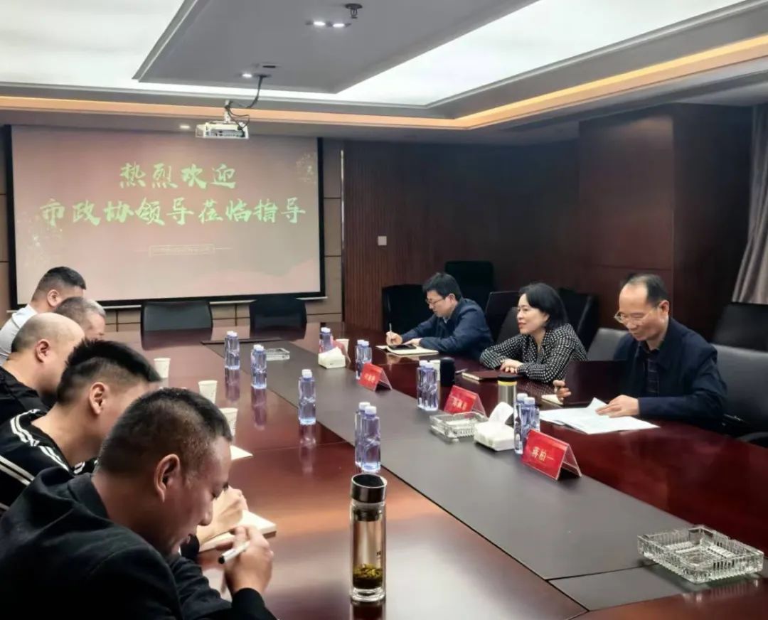 溫嶺市政協(xié)副主席葉旭艷一行蒞臨中嶺建設(shè)集團(tuán)調(diào)研指導(dǎo)