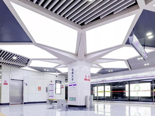 湖南长沙地铁4号线LED照明工程