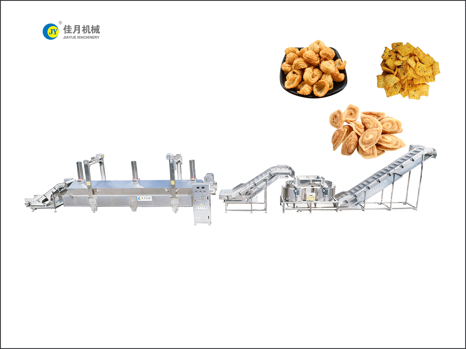 膨化類油炸生產(chǎn)線