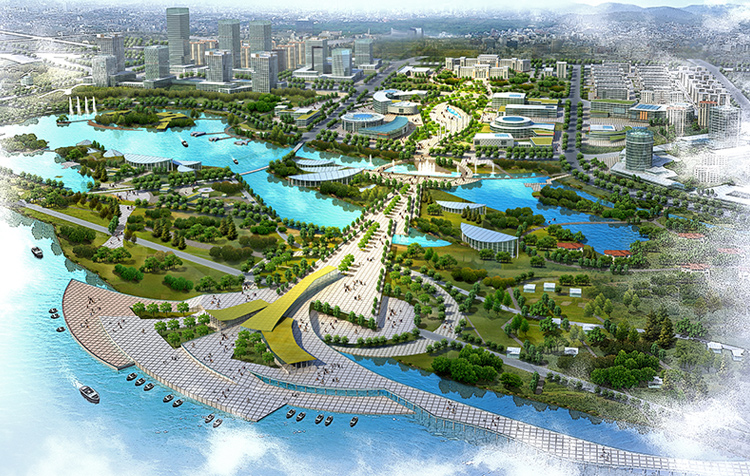伊宁市伊犁河景观带城市设计