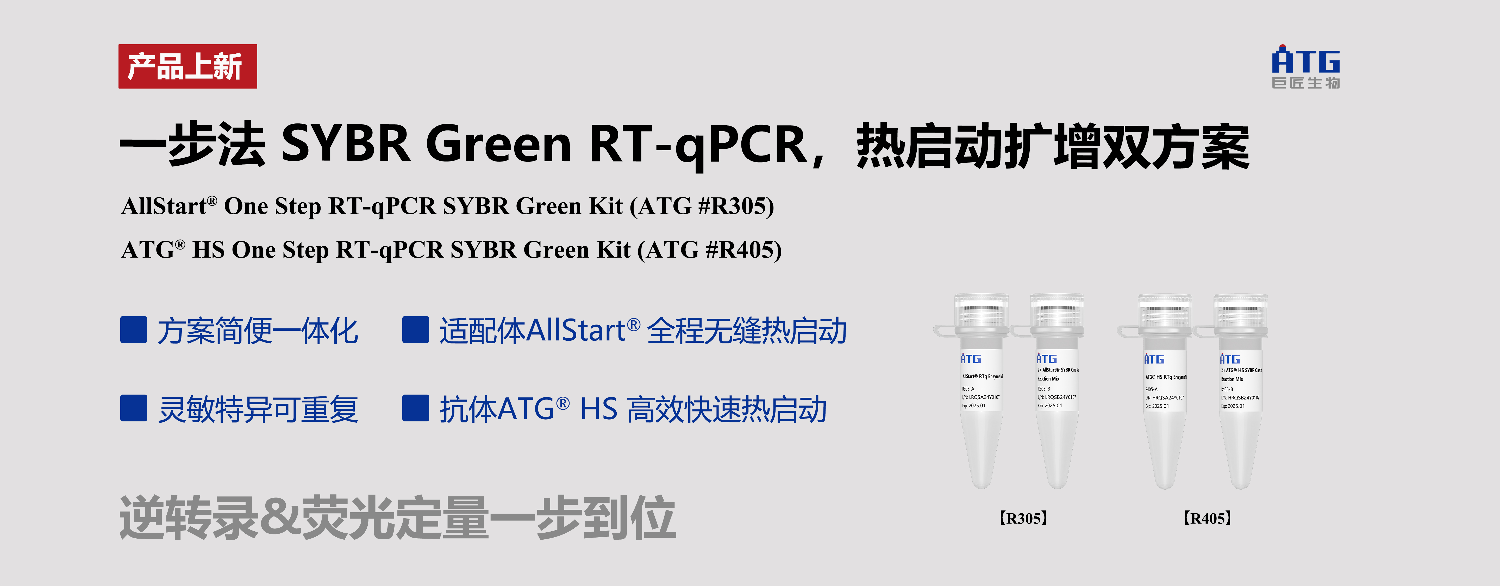 R305&R405一步法SYBR Green RT-qPCR