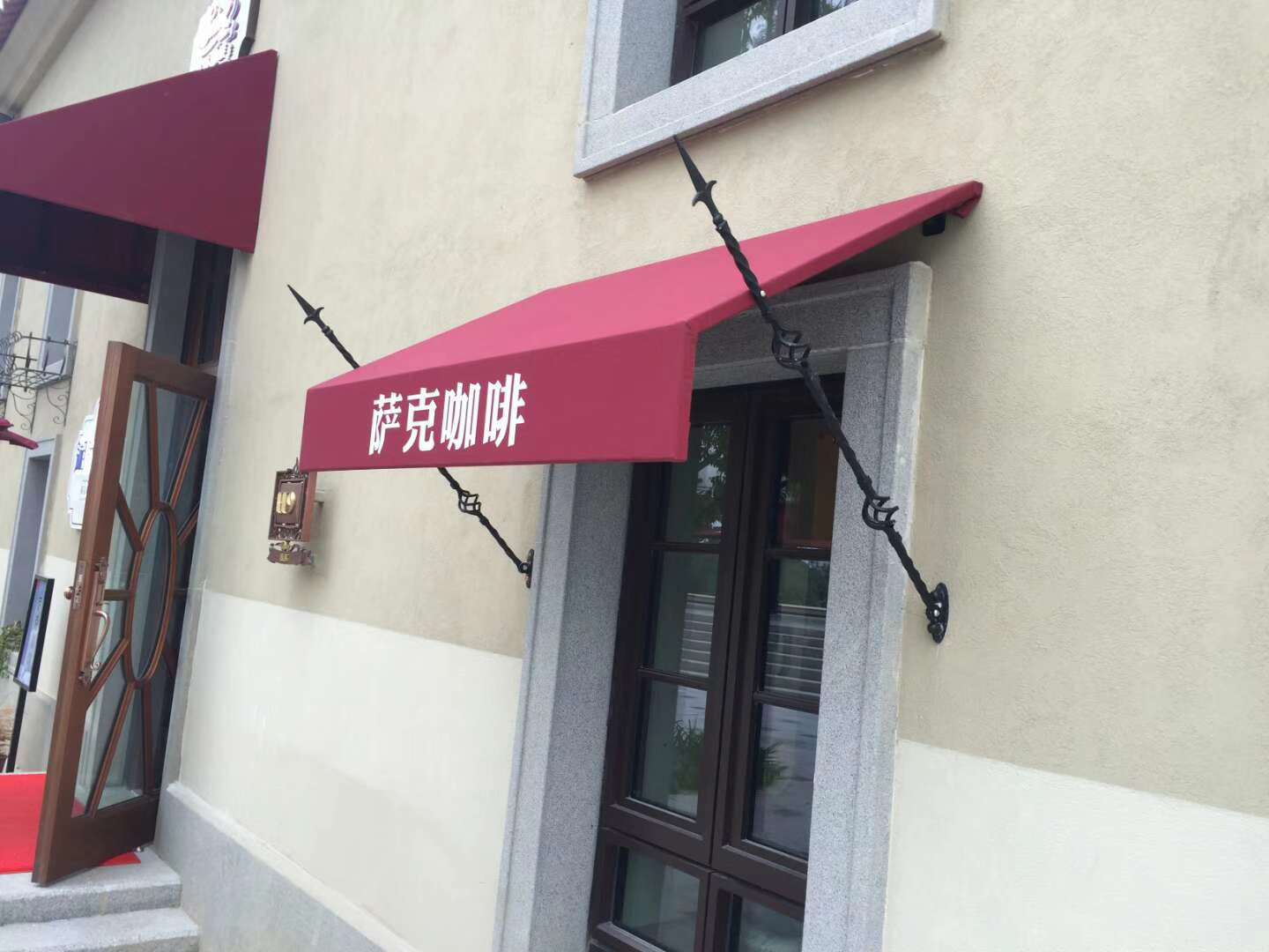 固定式遮陽篷-箭式固定篷 固定式遮陽篷-箭式固定篷