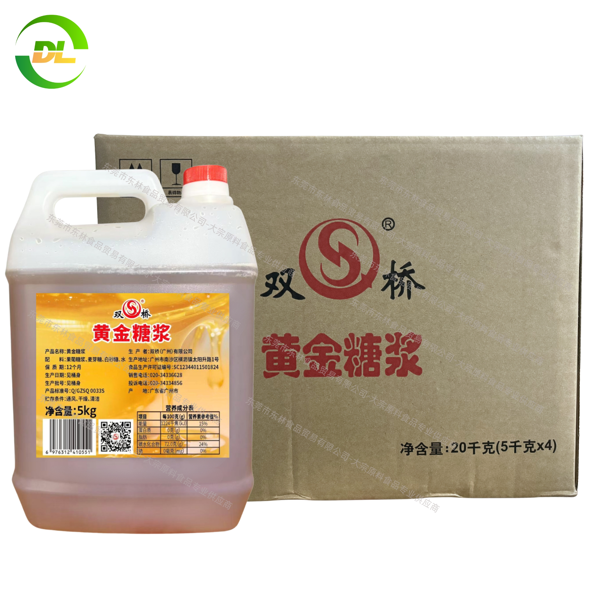 雙橋  黃金糖漿-5kg