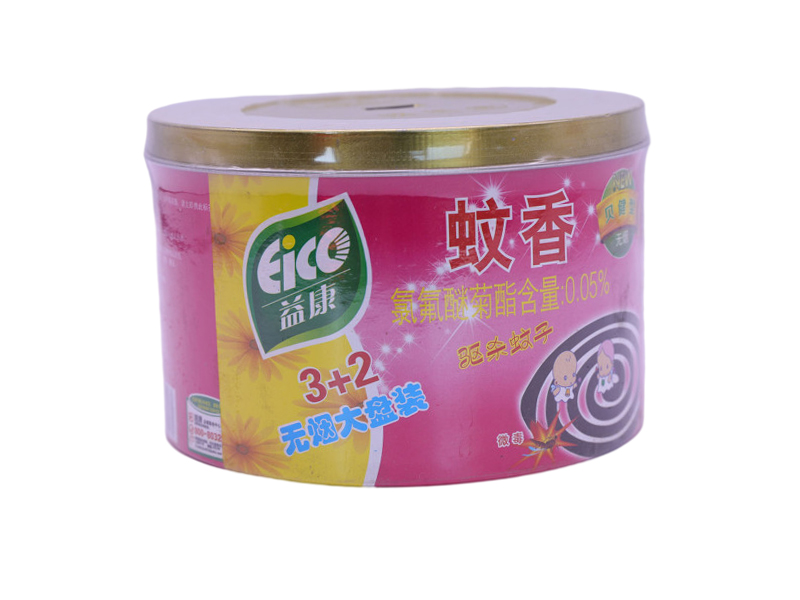 精品金屬桶裝無煙蚊香（3+2）