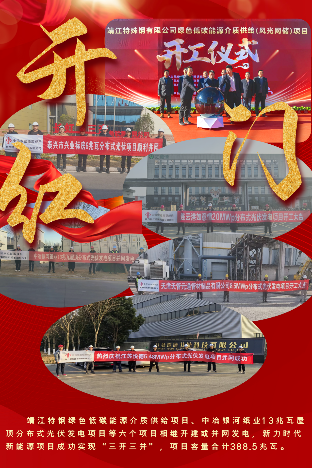 亚博体官网登录下属新力时代新能源项目 实现“三开三并”喜迎“开门红”