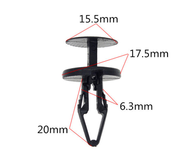 B61 Plastic car door panel clips 4855809