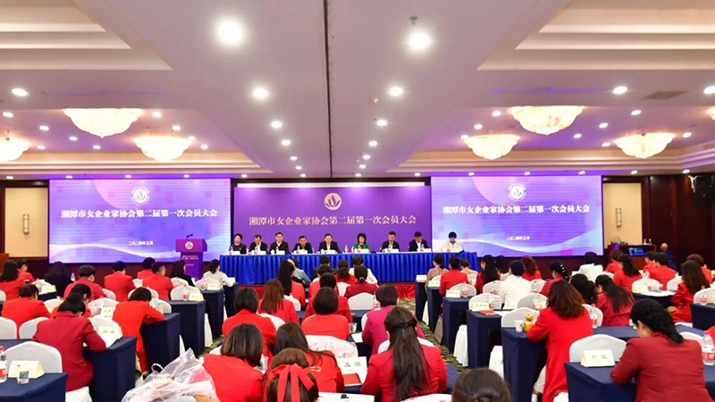 热烈祝贺公司总经理曾春辉当选湘潭市女企业家协会第二届会长