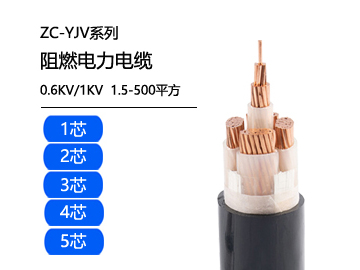 ZC-YJV阻燃電力電纜
