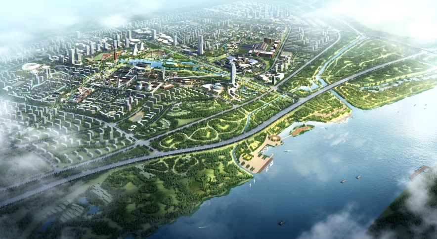南京市梅山地區工業布局調整規劃和城市設計