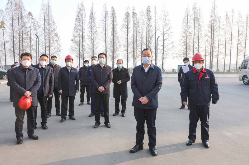 潛江市領導元旦節前來金澳科技檢查安全生產工作