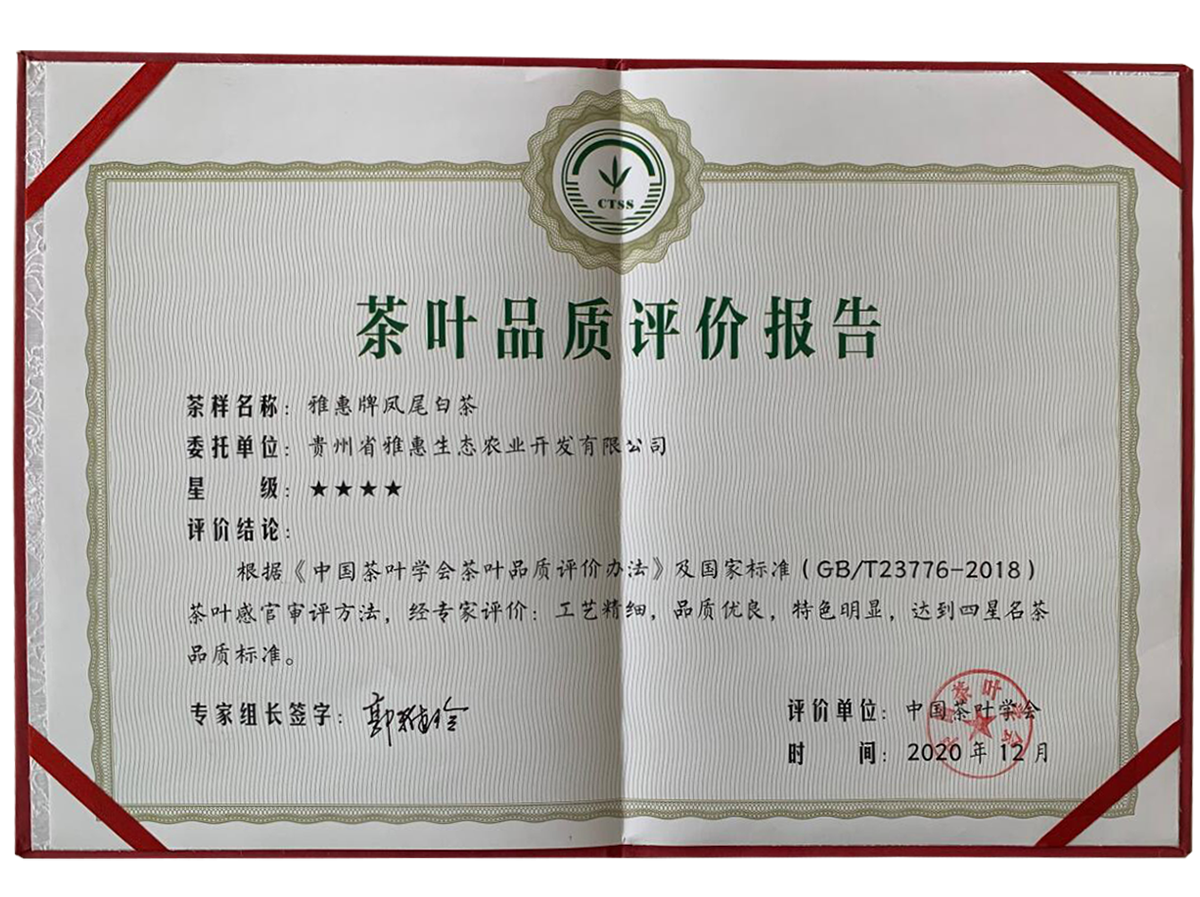 茶叶品质评价报告
