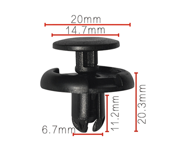 B25 Plastic Rivet Tubular Rivets Plastic-push-rivets 90467-07164
