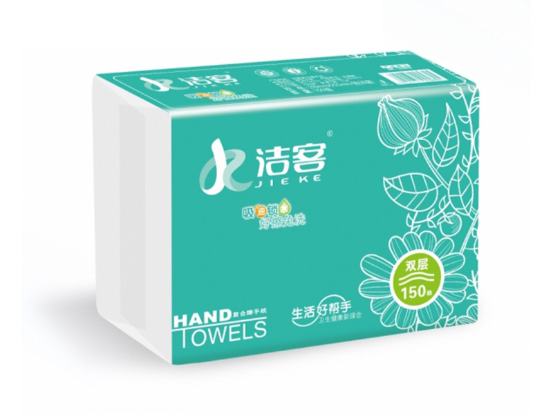 潔客復(fù)合擦手紙150抽