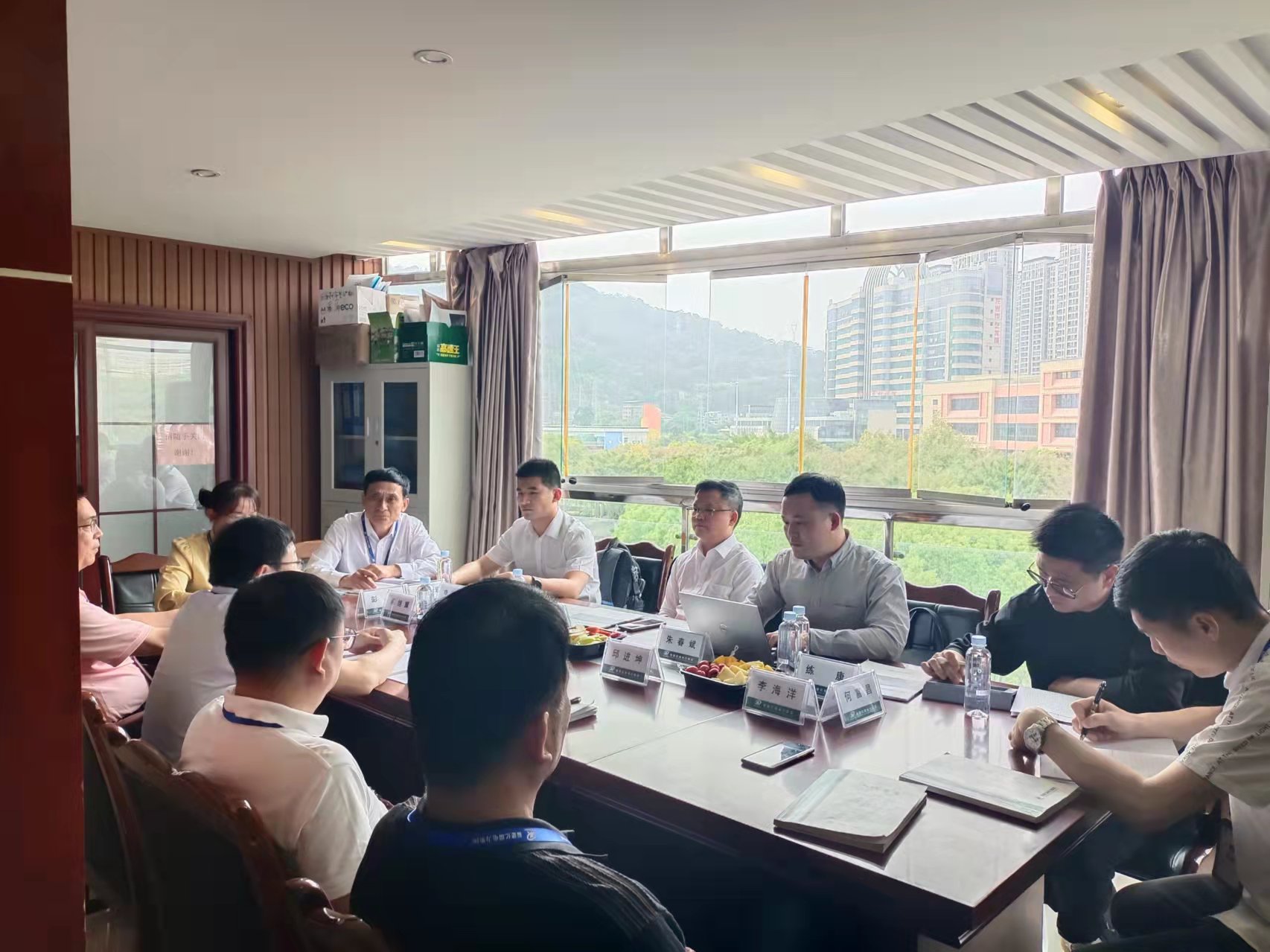 福建紫金新能源有限公司黃宜彬總經理一行來我集團考察指導 福建紫金新能源有限公司黃宜彬總經理一行來我集團考察指導