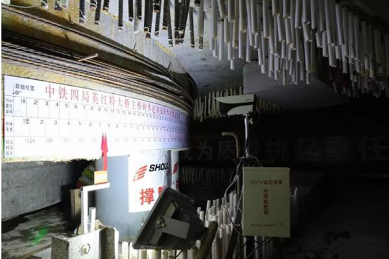 广东龙怀高速英红特大桥转体工程
