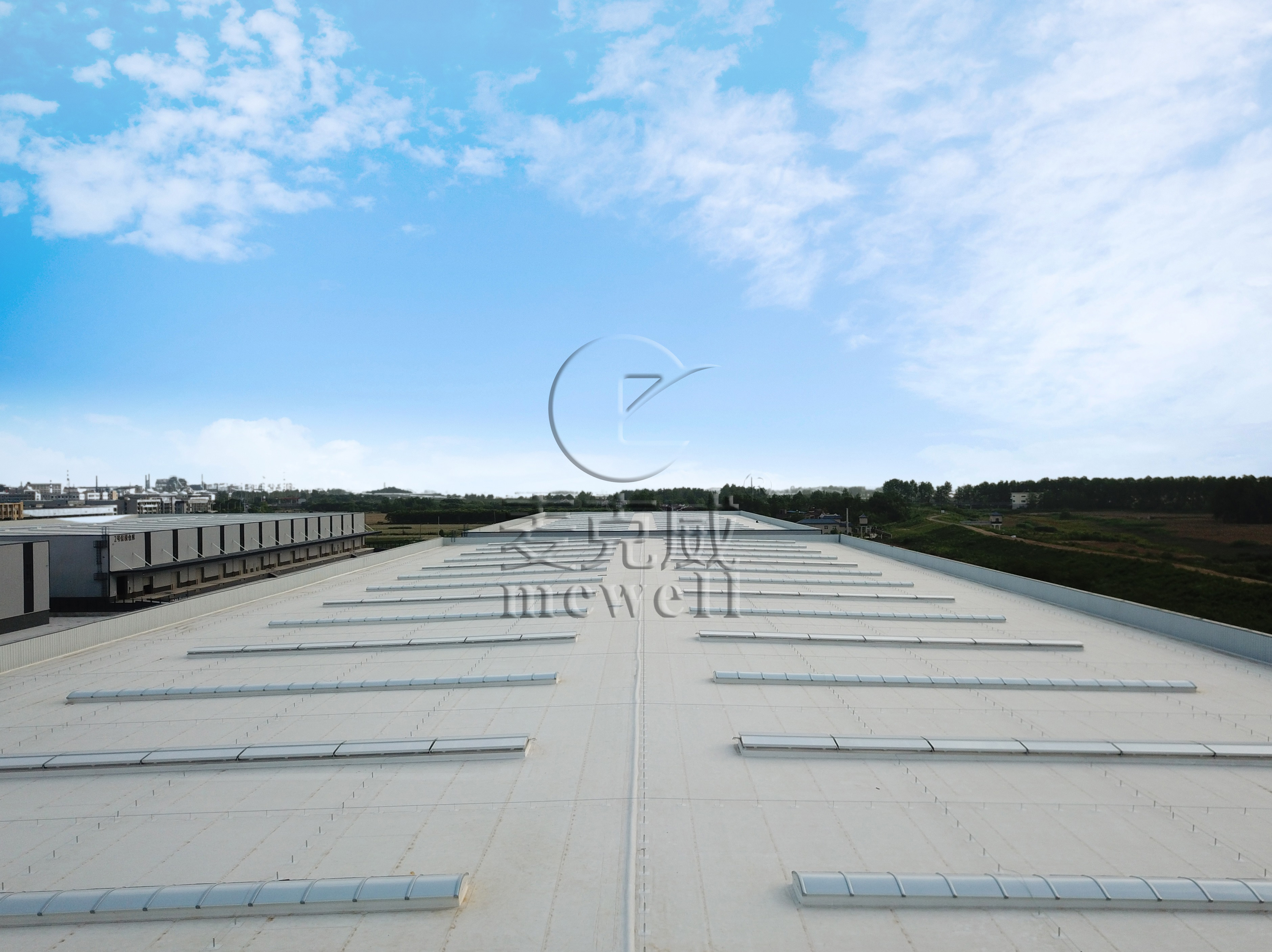 皖江江南保稅物流中心（B型）建設(shè)項(xiàng)目-安徽一字型和圓拱型組合式天窗
