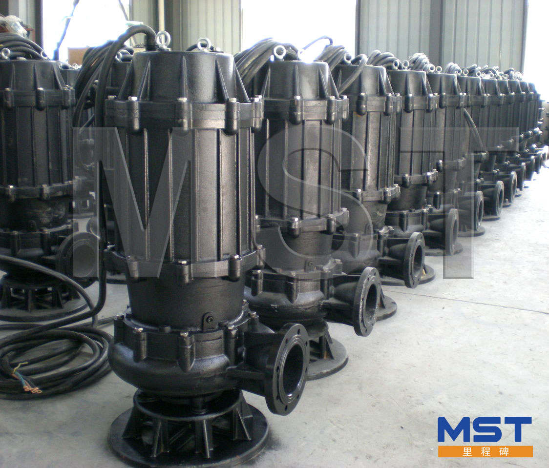 WQ submersible sewage pump for waste water plant
