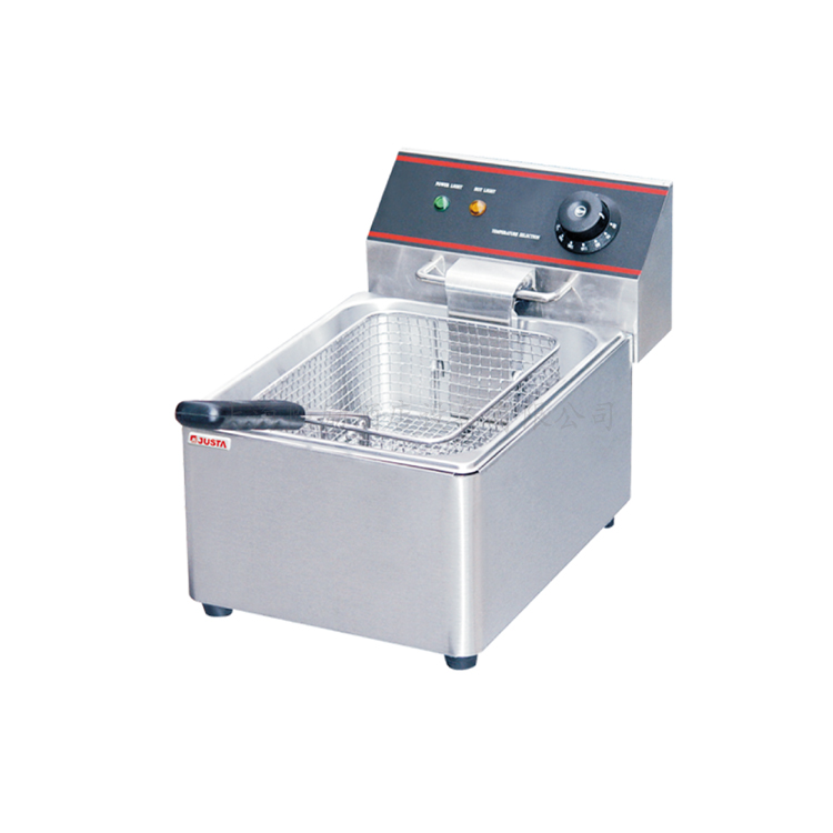 佳斯特JUSTA單缸單篩電炸爐 8L 油炸爐 EF-8L 佳斯特JUSTA單缸單篩電炸爐 8L 油炸爐 EF-8L