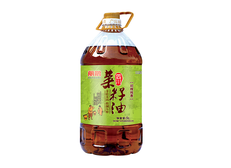 麗鵑牌初榨純香四川菜籽油-5L