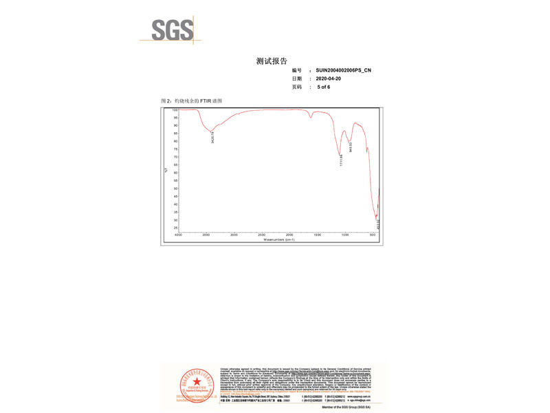 SGS純天然乳膠枕報告