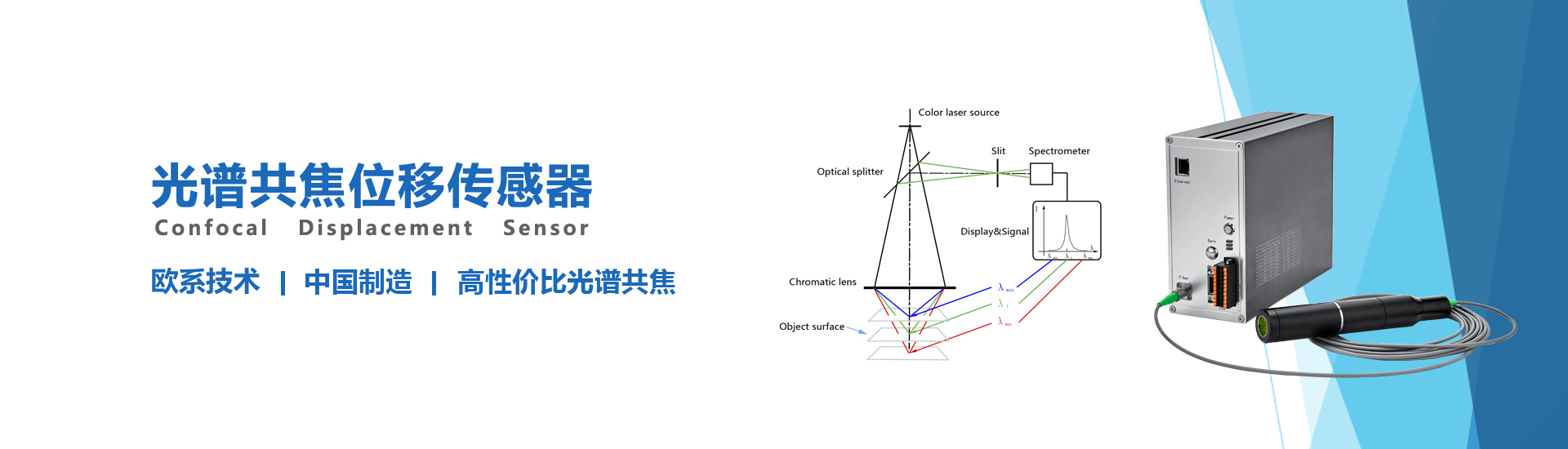 银浆厚度测量仪、二维轮廓测量仪、干涉测厚传感器、中空测厚仪、油墨厚度测量仪、光谱共焦传感器、三维轮廓测量仪、白光共焦位移传感器