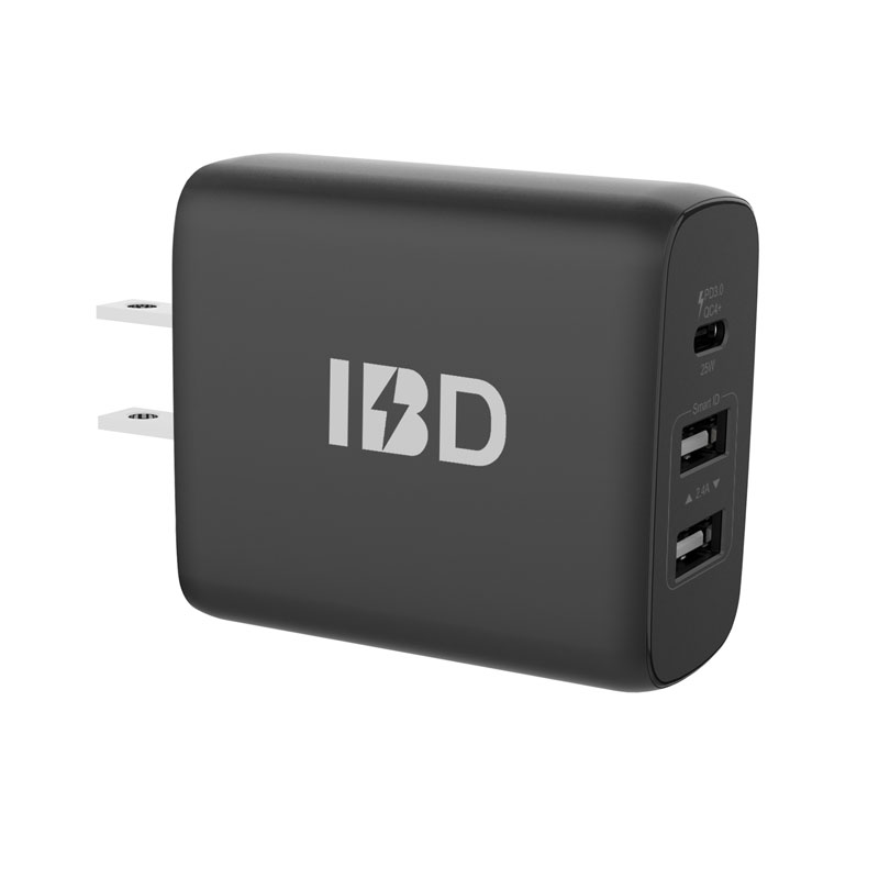 IBD144C-2A1C-37W 25W PD 1-Port Charger for Mobile Phone.