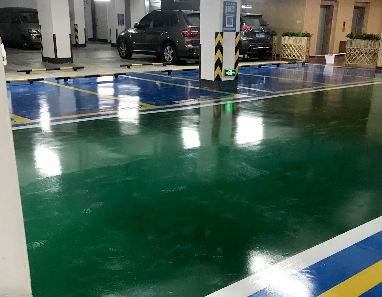 广州市天河区猎德村地下停车场－环氧麻豆床传媒官方地漆