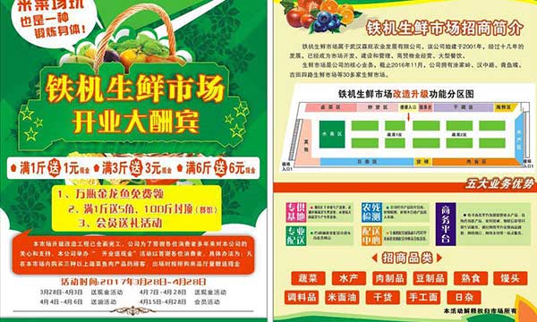 鐵機(jī)市場(chǎng)3月28日開業(yè)大酬賓