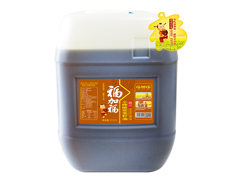 福加福27.17L（小口方桶）小榨原漿菜籽油