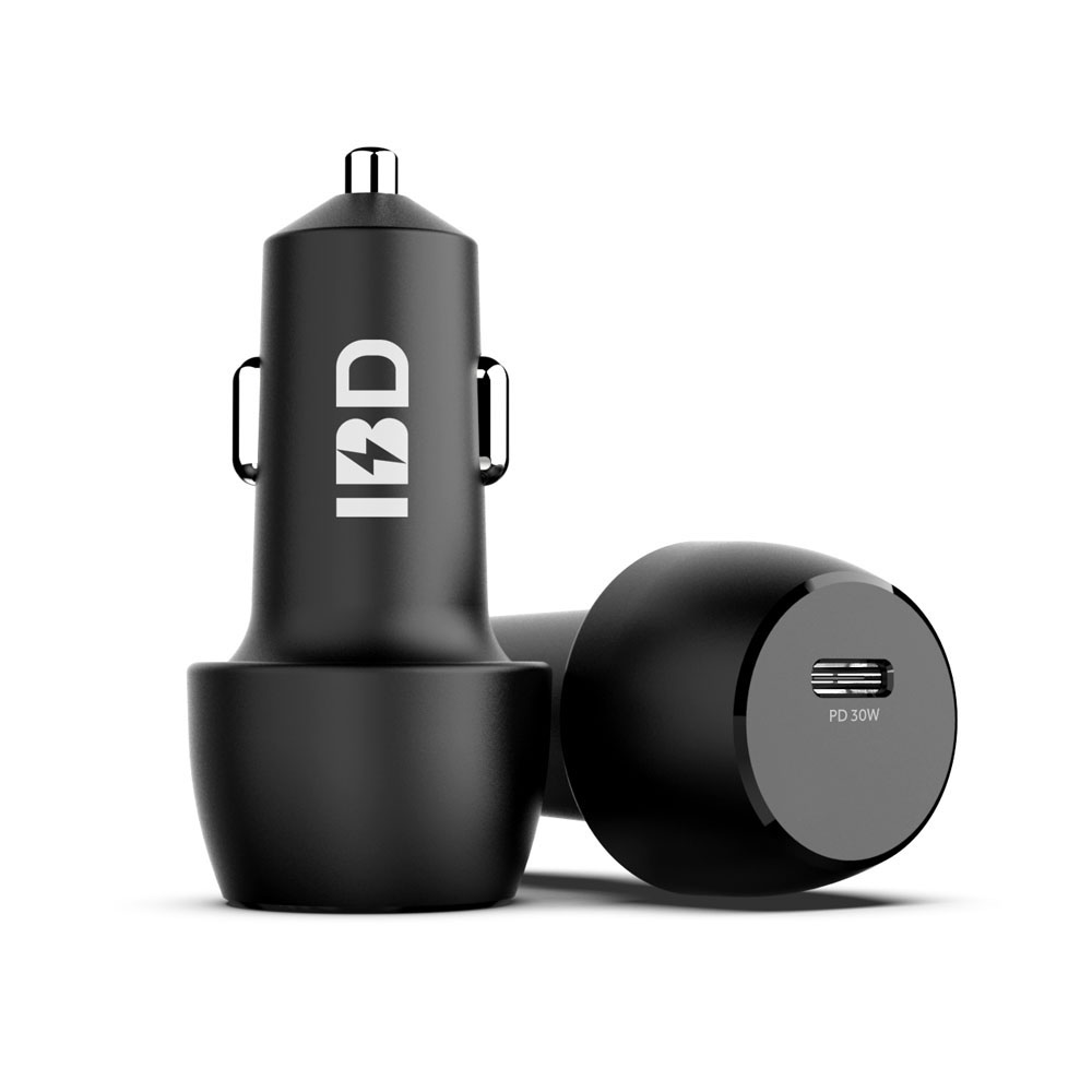 IBD347-PD30W 30W PD 1-Port Car Charger For Mobile Phone