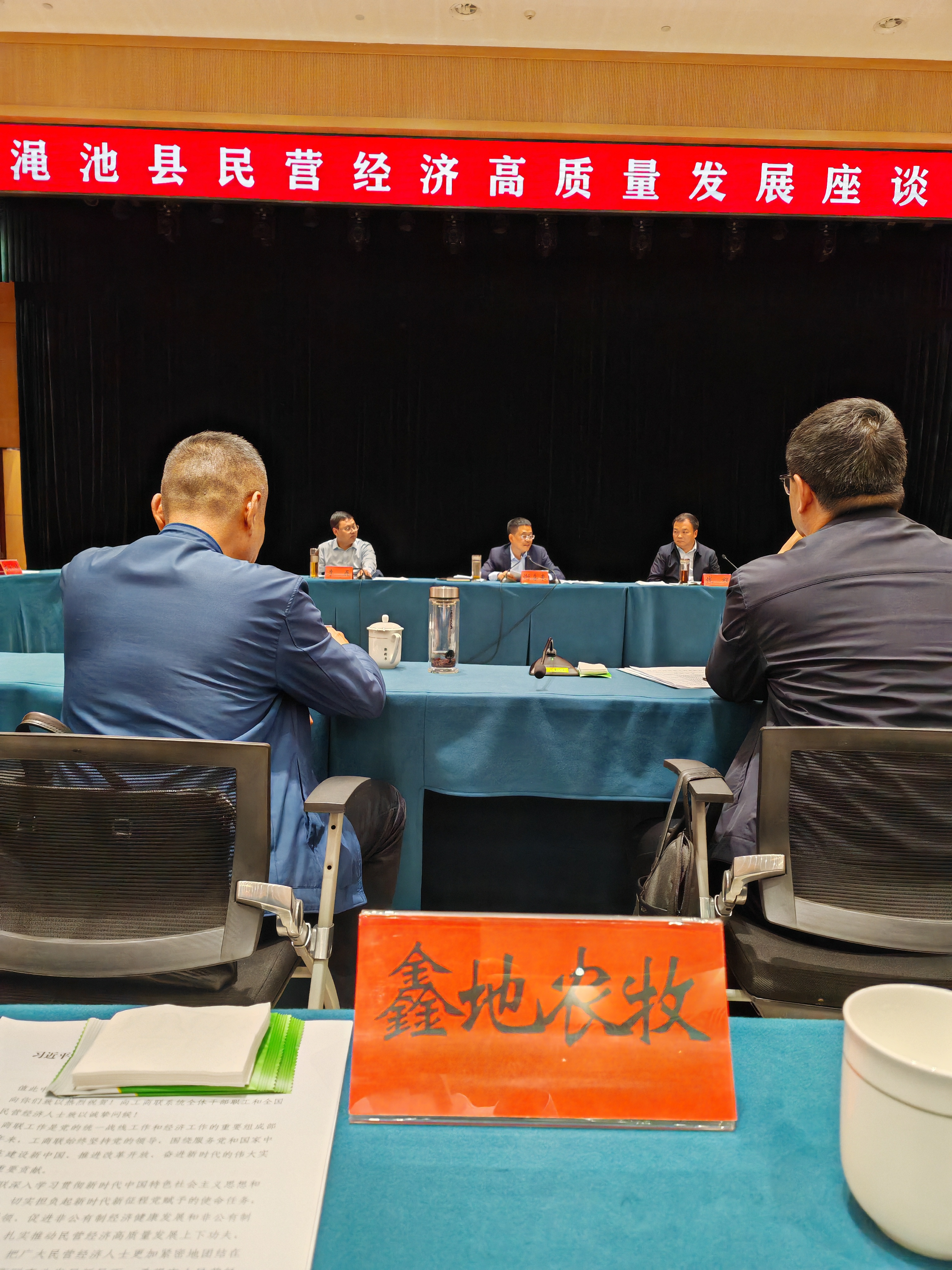 民營經濟高質量發展座談會
