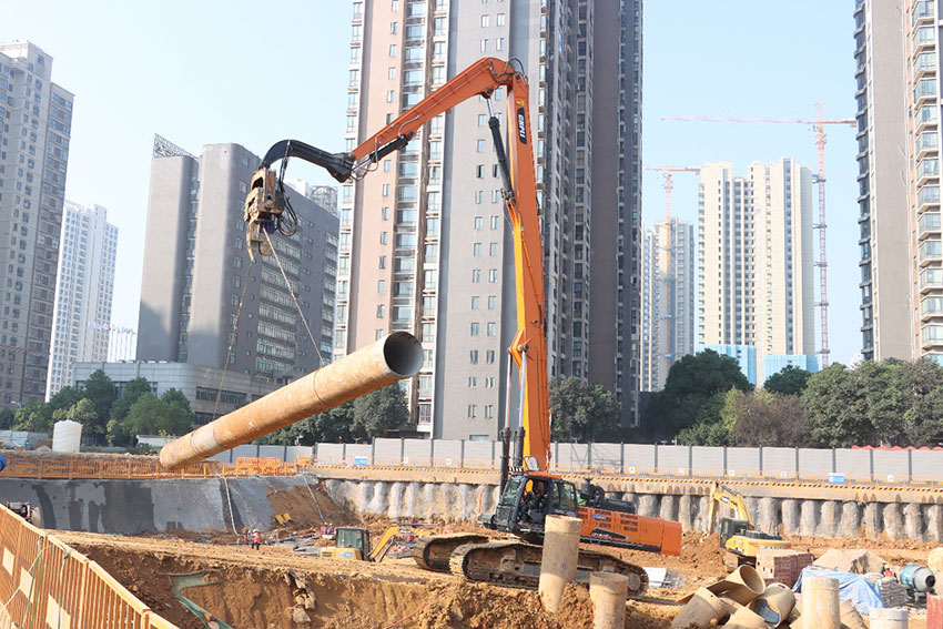 長沙周南學府高層住宅樁基護筒項目