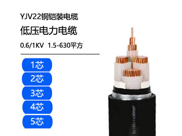 YJV22低壓電力電纜