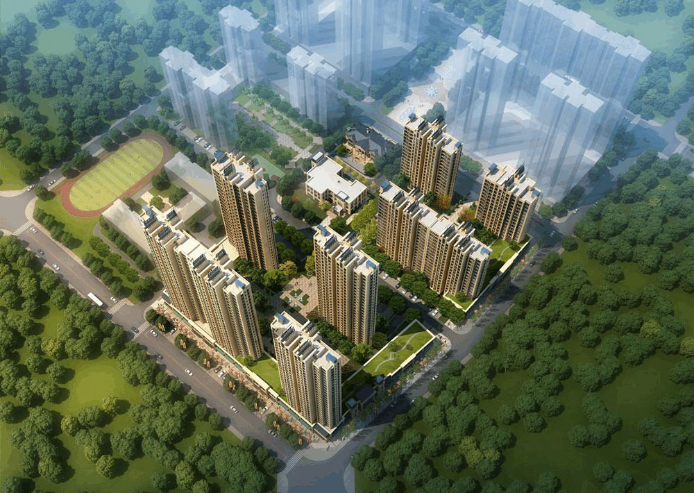 萬(wàn)融凱旋城二期住宅樓工程