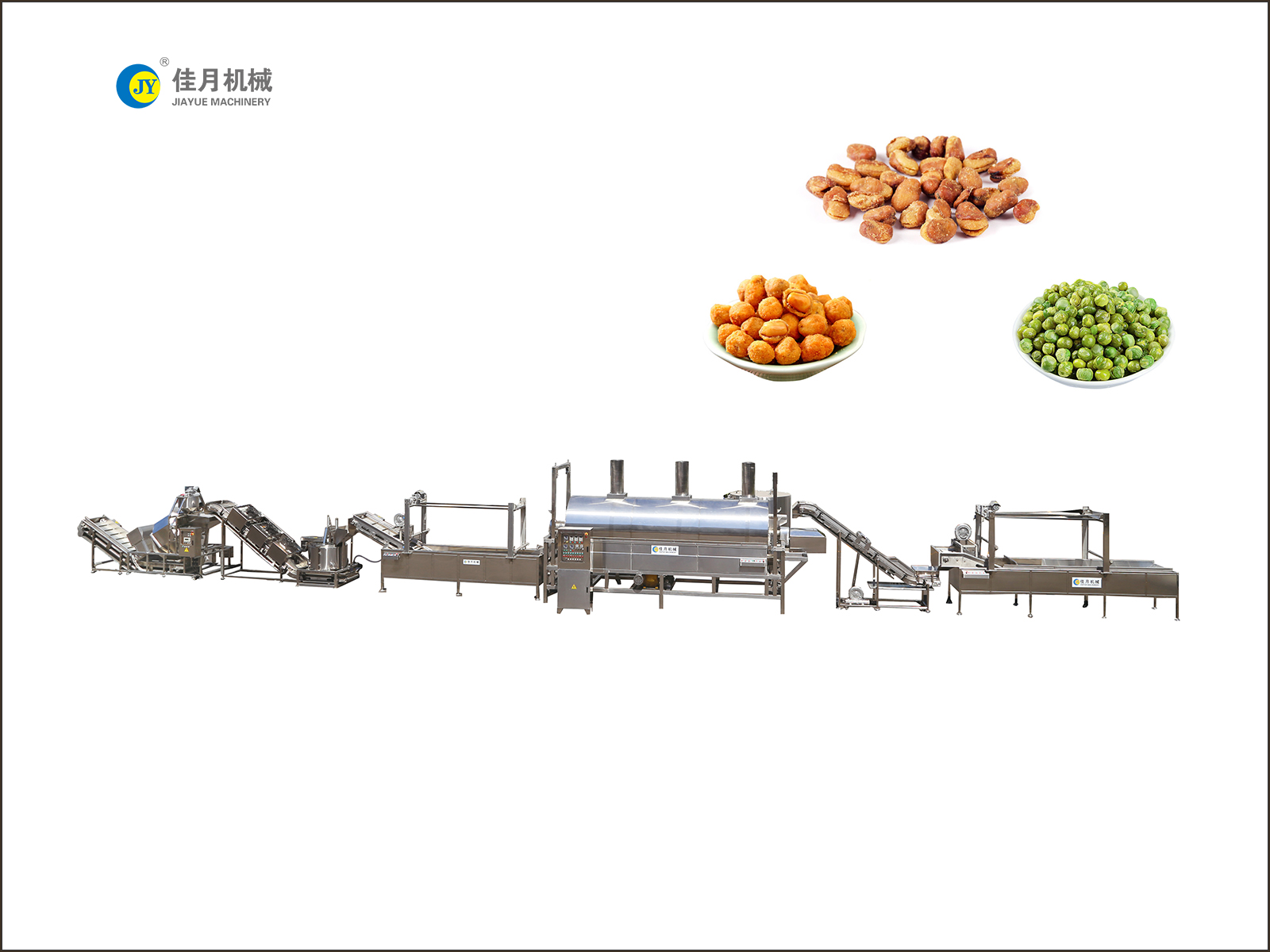 堅(jiān)果類油炸生產(chǎn)線