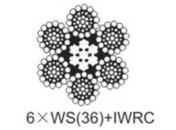 6×WS(36)+IWRC 不銹鋼鋼絲繩