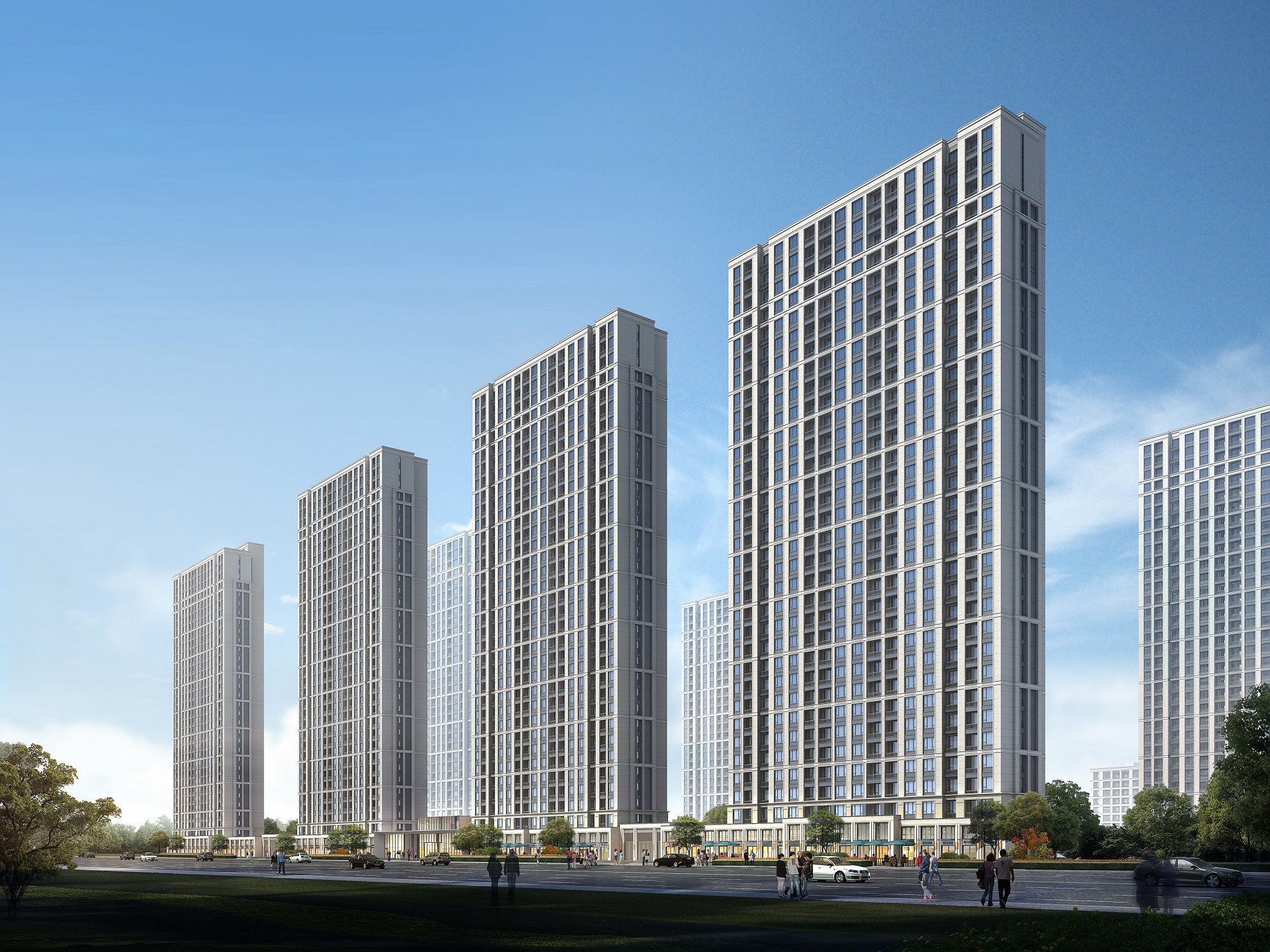 The housing project of Harbin Wanda Cultural Tourism City