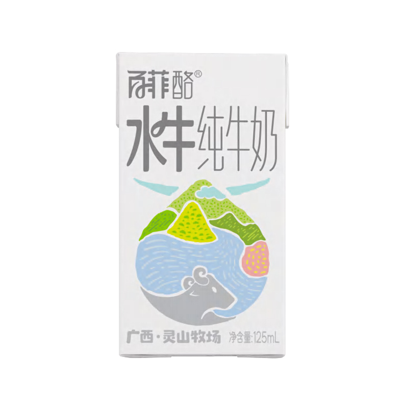 百菲酪水牛純牛奶（靈山牧場）