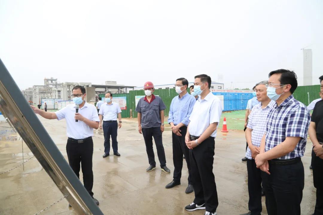 宜昌市委副书记、市长张家胜莅临公司转型升级项目现场实地调研