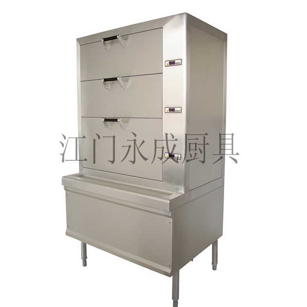 電熱三門海鮮蒸柜