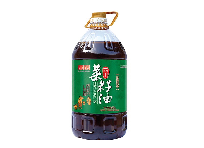 麗鵑牌壓榨純香四川菜籽油-5L