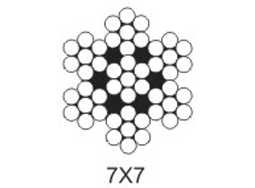 7×7 不銹鋼鋼絲繩