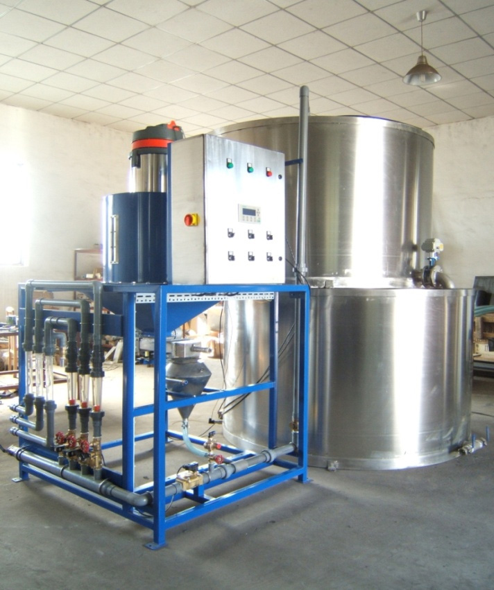 真空吸料水力噴射雙罐式 絮凝劑制備投加單元