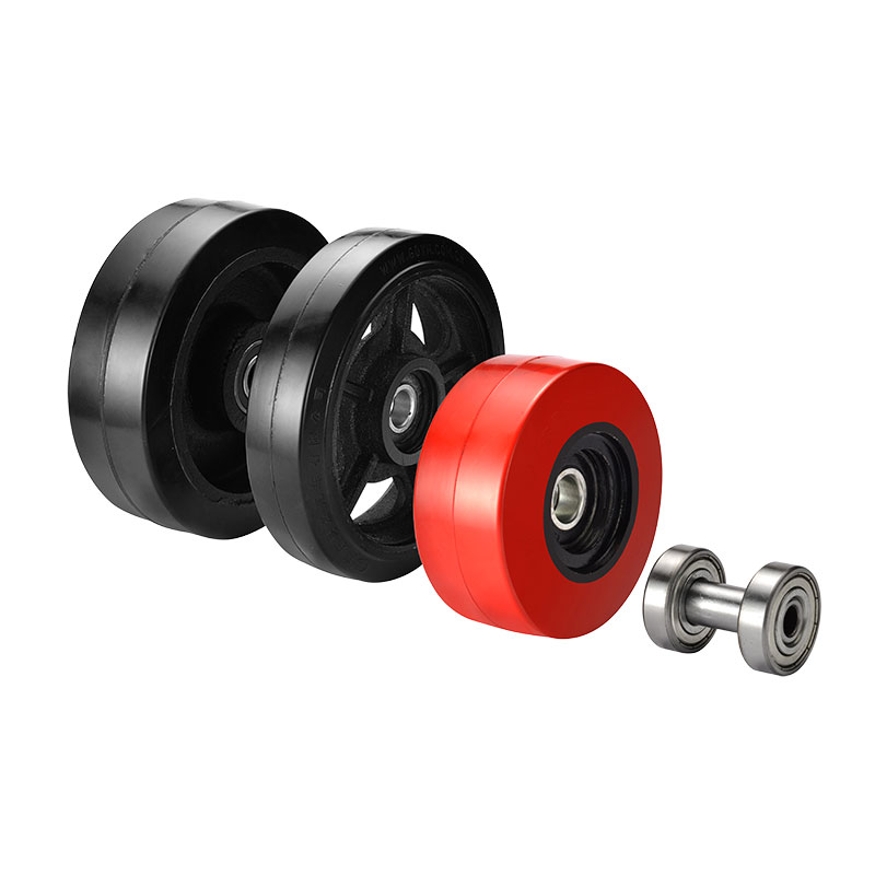 Elastic Rubber Industry Wheels (Cast Iron Rim) A35 Series (Patented Product) Elastic Rubber Industry Wheels (Cast Iron Rim) A35 Series (Patented Product)