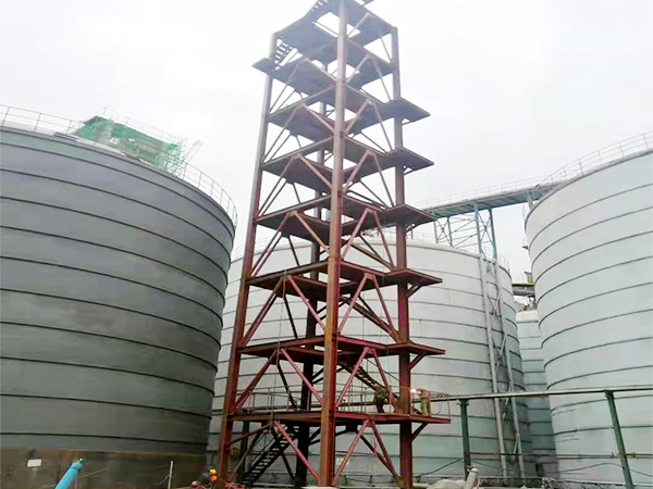 瀘州賽德新建2X1萬噸水泥庫