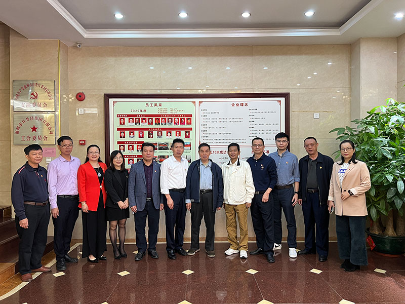 惠州市建筑和房地产行业党委到日升昌集团调研指导