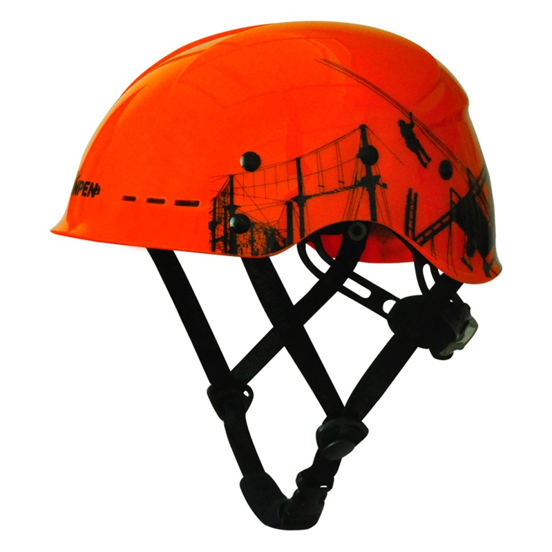 安攀戶外登山攀巖頭盔速降拓展頭盔探洞頭盔工業安全帽攀登頭盔消防救援裝備男女HABS05電力風力器材